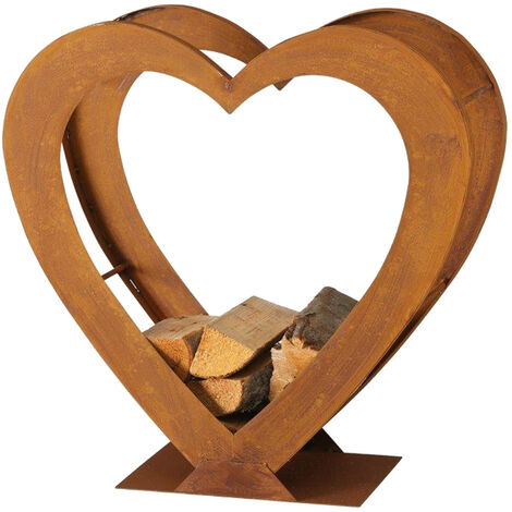 Estantería Chimenea Fuego Leña Soporte de almacenamiento Diseño de