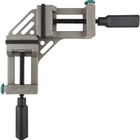wolfcraft I Spannmobil – Eckenspanner I 3415000 I Für vielseitiges und schnelles Spannen I Schraubstock I Winkelspanner