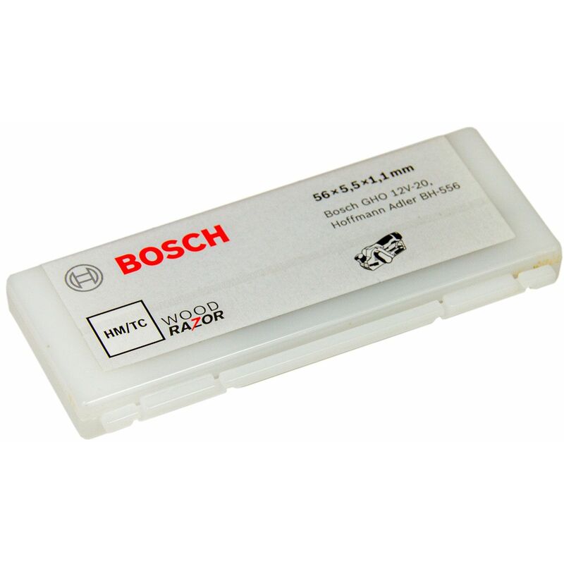 Bosch Carbide mm 40°, für 56 Hobelmesser Pack 10er Professional gerade, GHO 12V-20