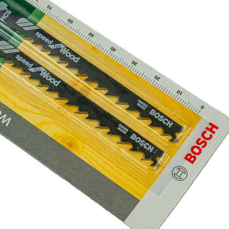 Bosch Stichsägeblatt T 244 D Für Holz - 100mm Länge Für Saubere Kurvenschnitte