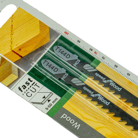 Bosch 100x PRO Wood precise T144DP decoupeerzaagblad (voor Zachthout, Zachthout, Lengte 100 mm, Professional Accessoires Decoupeerzaag