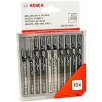 25 Stichsägeblätter T-Schaft Bosch Aufnahme Kurvenschnitte Weichholz Sperrholz 
