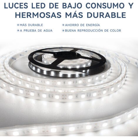 SONNI Espejo de baño LED espejo de pared para baño IP44 60x50cm