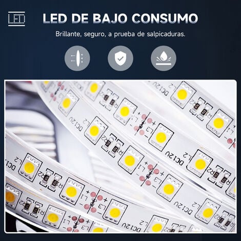 Espejo Redondo GARMET Luz Led Perimetral Con Sensor Táctil Y