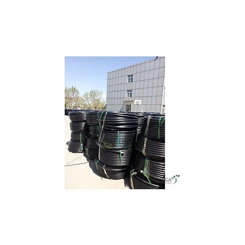 Suinga PE-Bewässerungsrohr 20 Mm – 200 Meter, 4 Bar, Schwarz, Für Garten, Landwirtschaft & Tropfbewässerung