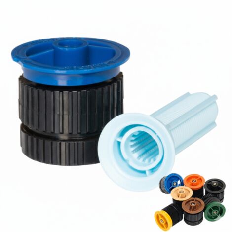 TOOLSTAR Messing-Sprühdüse 0,5 Cm – 10 Stück, Verstellbarer Sprühfluss, Für Gartenbewässerung & Gewächshaus