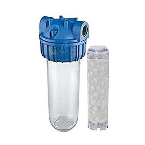Polyphosphatfilter mit 1'' Steinen. Polyphosphateinsatz, Filtergehäuse
