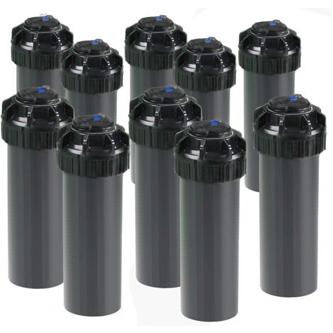 10 Stück Rain Bird 5004-PC Regner. Turbine mit einer Reichweite von 7,6 bis 15,2 Metern. Innengewinde 3/4''. Professionelle Ga