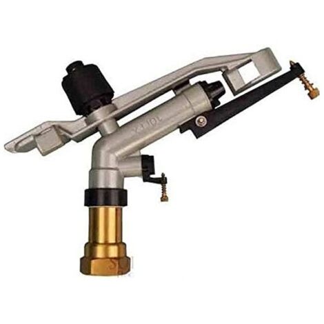 Agrar-Sprinkler 1 1/4'' Jolly Metall. 360º kreisförmiger Bewässerungswinkel. Reichweite 17 bis 29 m. Impuls-Sprinkler, Rohr
