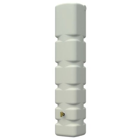Regenwasserspeicher Graf. Dekorativer Wassertank für 300 Liter, 42x40x210 cm, beige