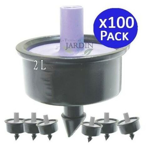 BESTonZON 100 Stück Tropfer Bewässerung - Einstellbare Gartendüsen Für Hochbeete