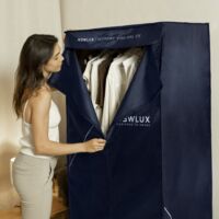 Sèche-Linge Portable Newlux 15kg - Désinfection UV + 4 Niveaux - 1200W - Armoire Séchage 3en1