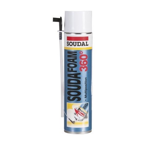Mousse polyuréthane coupe-feu - bombe pistolable 750 ml - SOUDAFOAM SOUDAL