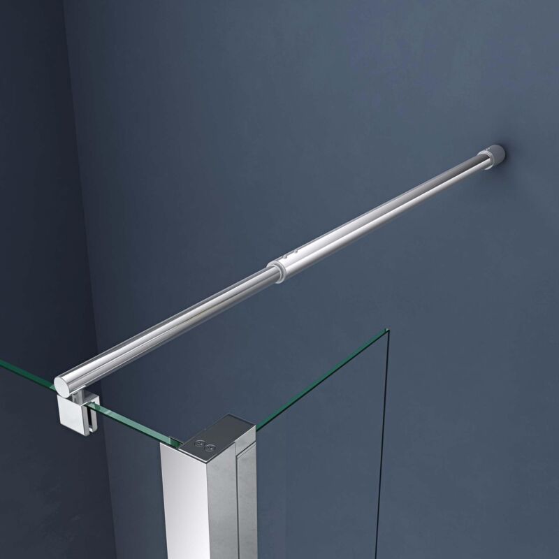 Doporro Paroi De Douche à L'italienne 80cm Avec Bande Opaque Pare