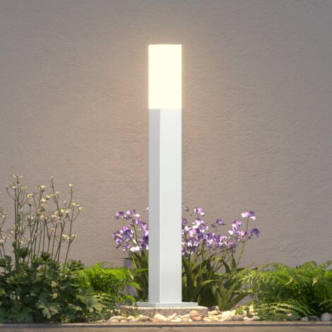 doporro Lampe LED sur Pied Extérieure 3W avec LED Lampe Jardin Étanche IP65 3000K Lumière Chaude Light Extérieure Blanc Design Deus Lumina 40cm (1/5)