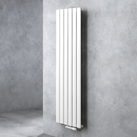 Doporro – Radiateur vertical à eau chaude 160x46cm – Acier inoxydable 810W – Connexion centrale – Antirouille et haute conductivité thermique