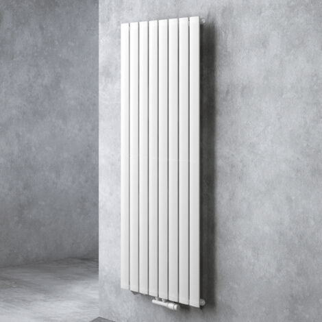 Doporro – Radiateur eau chaude en acier 160x61cm – Monocouche vertical blanc – Puissance 1080W – Montage mural pour salle de bain