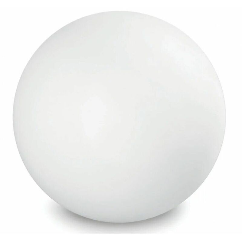 Lampada Design Sfera da Giardino Diametro 50 cm Luce Illuminazione Esterno da Terra o Tavolo Attacco E27 Lampadina Colore Bianco con Picchetto di Fissaggio al Terreno