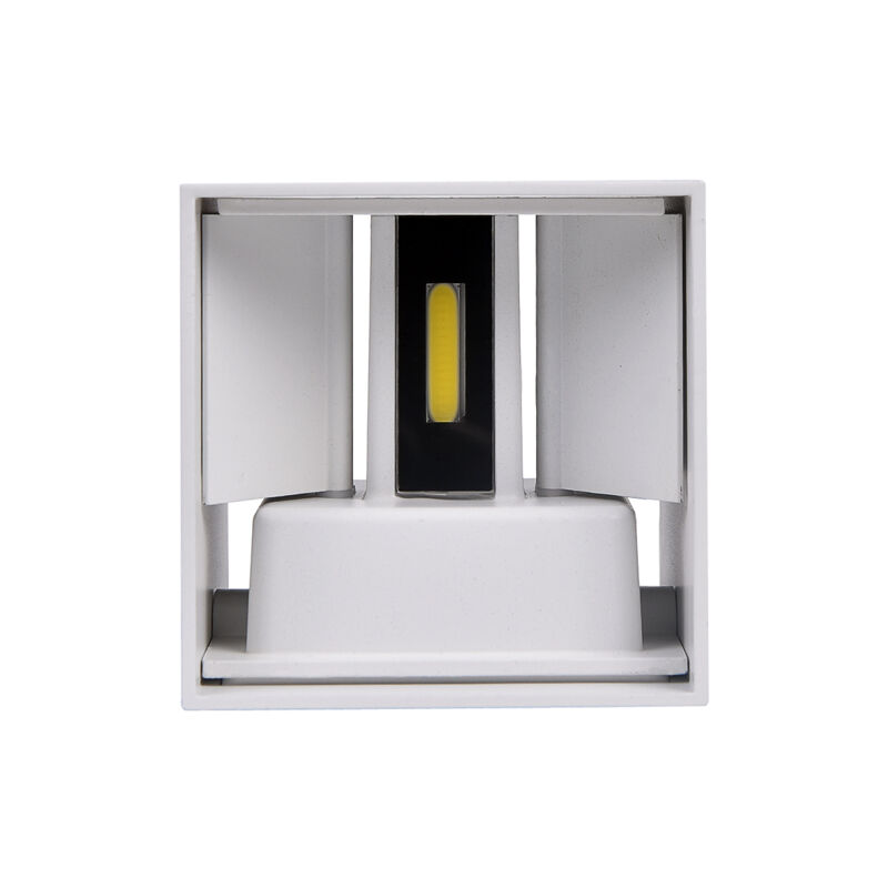 2 Applique LED Parete Interno/Esterno 6W 4000K IP65 - Cubo Regolabile Bianco - Foto 5