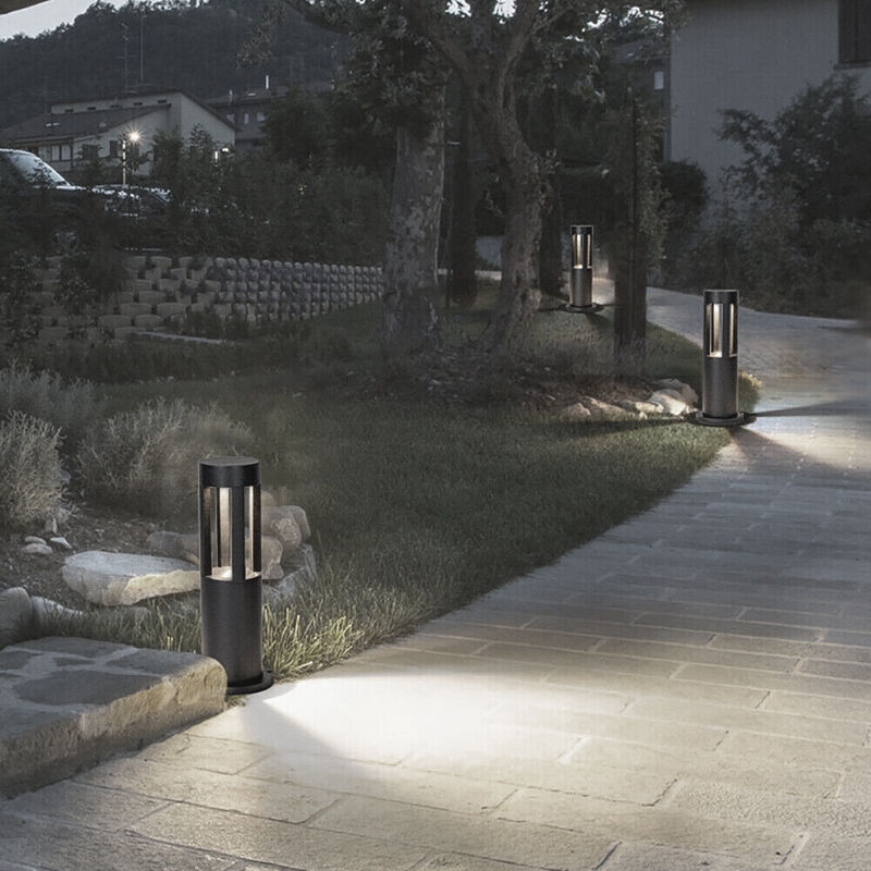 LAMPIONE PALO GIARDINO LED ILLUMINAZIONE DA ESTERNO 12W IP65 30CM