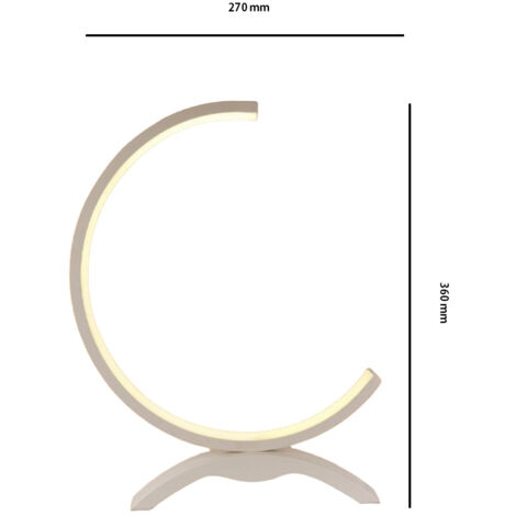 LIUNIAN Lampada Da Comodino In Piuma Bianca 37cm | Abat-jour Decorativo Con Lampadina LED 3W Calda - 2