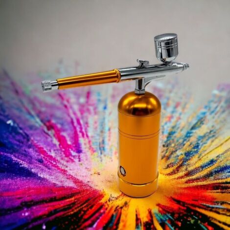 Kit Aerografo Wireless Ricaricabile - Per Unghie, Trucco E Decorazioni
