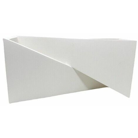 Applique da parete in gesso rettangolare  doppia emissione attacco lampadine G9