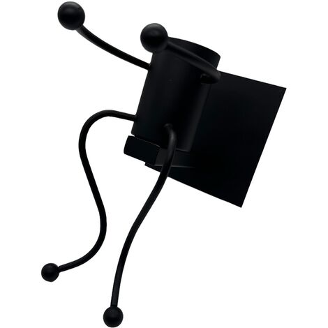 Applique da parete con cornice in legno a mezzaluna vetro lucido LUCI