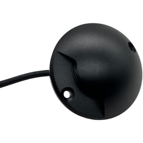 Faretto segnapassi small LED 2W calpestabile radente nero luce bianca naturale 4000K 12V IP65