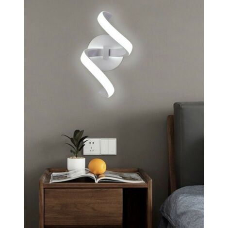 Applique Moderno Lampada da Parete a Muro per Illuminazione da Interno IP20 9WColore Applique Bianco