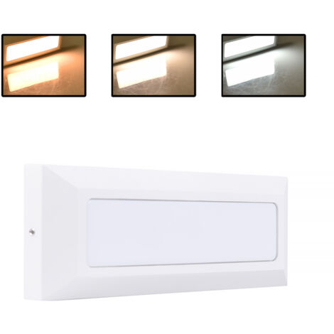 SEGNAPASSO LED A PARETE 5W CON CCT SWITCH 3 TEMPERATURE COLORE - DESIGN MODERNO ED ELEGANTE IP65 IDEALE PER AMBIENTI INTERNI ED ESTERNI (1/5)