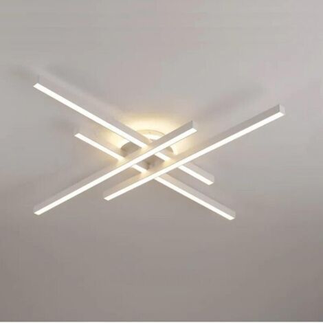 Plafoniera LED moderna da soffitto 45W con switch per luce calda 3000K naturale 4000K o fredda 6500K design elegante per interni (1/5)