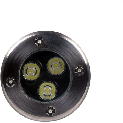 FARETTO SEGNAPASSO LED CALPESTABILE DA GIARDINO 3W LUCE CALDA 3000K - IDEALE PER VIALETTI E SPAZI ESTERNI IP65