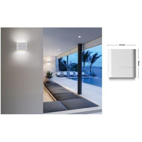 Applique 10w quadrata bianca slim 4000K (1/5)