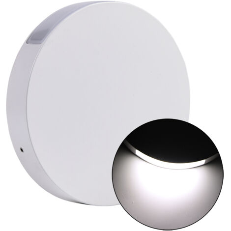 APPLIQUE LED 6W SLIM TONDA BI-EMISSIONE A LUCE NATURALE 4000K° - DESIGN MODERNO IDEALE PER AMBIENTI VERSATILI (1/5)