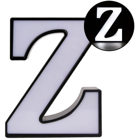 DECORAZIONE LUMINOSA LED A BATTERIA LETTERA Z - IDEALE PER EVENTI COMPLEANNI E DECORAZIONI PER LA CASA (1/2)