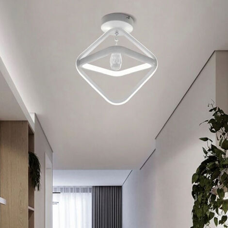 PLAFONIERA MODERNA DA SOFFITTO CON CRISTALLO DESIGN DIAMANTE - ILLUMINAZIONE IN STILE CONTEMPORANEO E RAFFINATO FACILE DA MONTARE (1/2)