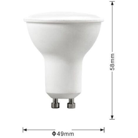 Lampada faretto 6W luce lampadina a led attacco con attacco GU10 da 220V blu