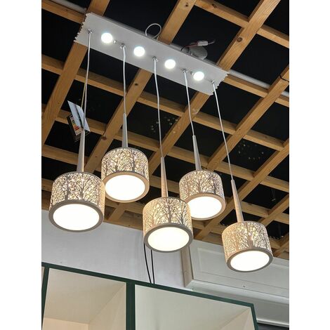 Lampada A Sospensione Industriale Regolabile Mengjay - Braccio Articolato 135 Cm, E27, Per Soggiorno E Sala Da Pranzo