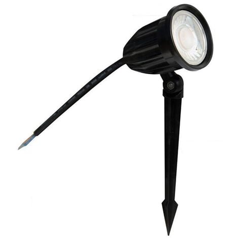 Faretto A Led Cob Da Esterno Per Giardino Con Picchetto Da W Luce