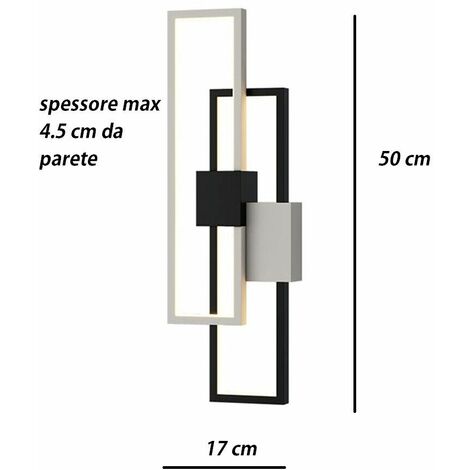 Lampada da parete per esterno a LED a luce diretta in alluminio OBICE MINI Collezione Obice By