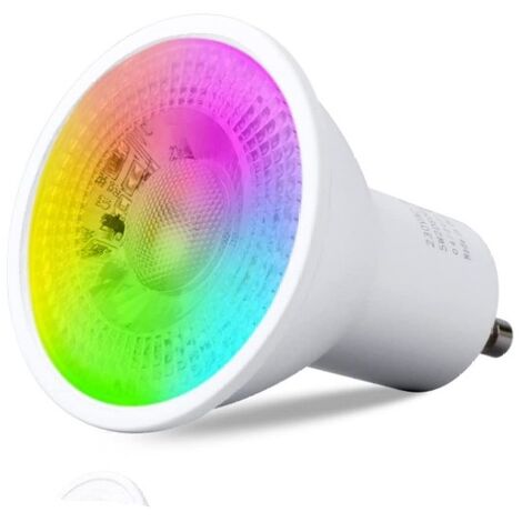Planetitaly Faretto LED GU10 6W RGBW Dimmerabile + Telecomando - Bianco Caldo/Freddo 256 Colori Cromoterapia - 4