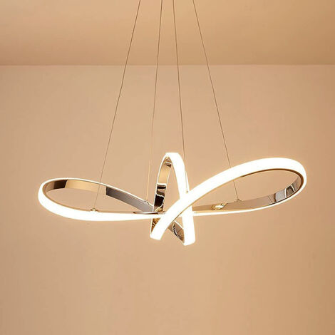 Lampadario Plafoniera a Sospensione illuminazione a Led Design Moderno ambienti Domestici e commerciali luce calda 3000K