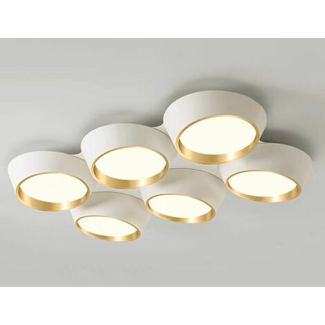 Lampadario a plafoniera moderno con illuminazione a led da 120w luce calda 3000K per soffitto 9600 lumen