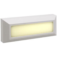 Faretto segnapasso da Esterno Lampada Bianca a led CCT per Parete Impermeabile IP65 6W in Plastica