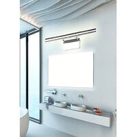 Applique led 12w per specchio bagno con SMD luce calda 3000k