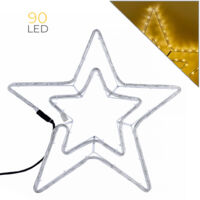STELLA LUMINOSA LED 90 LUCI CALDE PER INTERNI ED ESTERNI - EFFETTI DI LUCE PERSONALIZZABILI