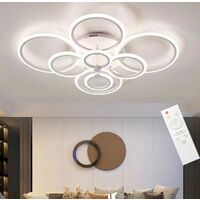 Lampadario plafoniera illuminazione a led moderno 33w luce