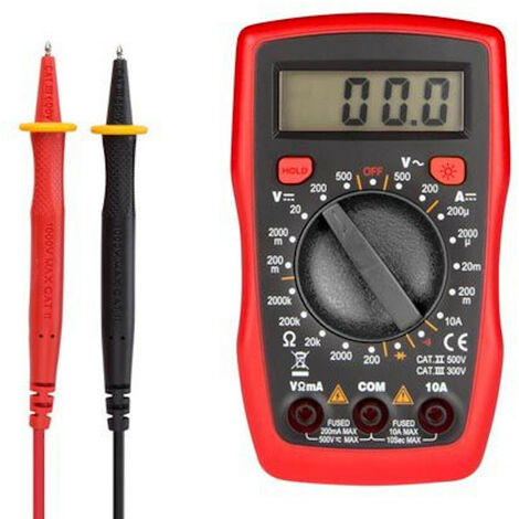 Multimètre Numérique - Cat. Ii 600 V / Cat Iii 300 V - 10A