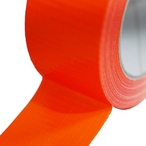 Ruban adhésif PVC orange 50 mm x 33 mètres : : Bricolage